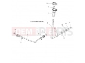 Polaris 2016 ATV SPORTSMAN 850 HL (R15) (A16SXN85A3) DRIVE TRAIN | DRIVE TRAIN, GEAR SELECTOR - A16SXN85A3