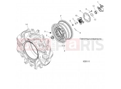 Polaris 2016 ATV SPORTSMAN 850 HL (R15) (A16SXN85A3) WHEELS | WHEELS, FRONT and HUB - A16SXN85A3
