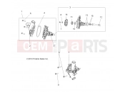 Polaris 2016 ATV 900 ACE EFI EPS (R10) (A16DAE87AL) ENGINE | ENGINE, COOLING, WATERPUMP - A16DAE87AL (49RGRWATERPUMP13900XP)