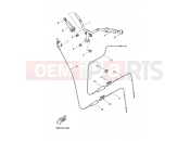 YAMAHA Aerox 50 YQ 50 YQ50L AEROX (5PE3) 2001 STEERING HANDLE & CABLE