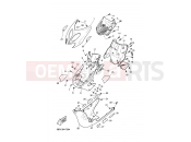 YAMAHA Aerox 50 YQ 50 YQ50L AEROX (5PE3) 2001 LEG SHIELD