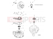 Polaris 2016 ATV SPORTSMAN XP 1000, ZUG (R10) (A16SXS95FK) ENGINE | ENGINE, COOLING SYSTEM and WATER PUMP - A16SXS95FK (100364)