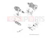 INDIAN SPRINGFIELD ALL OPTIONS (R05) (N16THAAA) DRIVE TRAIN » DRIVE TRAIN, SHIFT FORKS and DRUM - ALL OPTIONS (49INDIANSHIFTFORK14)