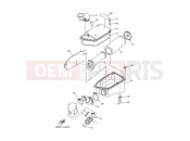 YAMAHA YFM 350 YFM350FW-X YFM350FWX 4KBP 2001 INTAKE