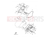 YAMAHA YFM 350 YFM350FW-X YFM350FWX 4KBP 2001 CRANKCASE COVER 1