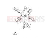 YAMAHA YFM 350 YFM350FW-X YFM350FWX 4KBP 2001 REAR ARM