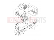 YAMAHA YFM 350 YFM350FW-X YFM350FWX 4KBP 2001 DRIVE SHAFT