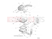 Polaris 2016 RANGER RANGER 1000 DIESEL CREW (R14) (R16RVAD1A1) ENGINE | ENGINE, AIR INTAKE - R16RVAD1A1 (701834)