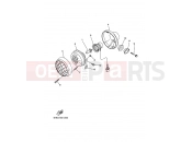 YAMAHA YFM 350 YFM350FW-X YFM350FWX 4KBP 2001 HEADLIGHT