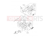 YAMAHA YFM 350 YFM350FW-X YFM350FWX 4KBP 2001 EMBLEM & LABEL 2