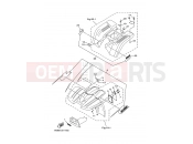 YAMAHA YFM 350 YFM350FW-X YFM350FWX 4KBP 2001 EMBLEM & LABEL 3