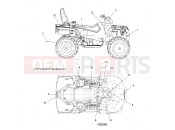 Polaris 2015 ATV SPORTSMAN TOURING 570 EFI/EPS - A15SDA57AA/LJ/E57AJ BODY | BODY, DECALS - A15SDA57AA/LJ/E57AJ