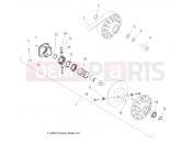 Polaris 2015 ATV SPORTSMAN TOURING 570 EFI/EPS - A15SDA57AA/LJ/E57AJ DRIVE TRAIN | DRIVE TRAIN, SECONDARY CLUTCH - A15SDE57AJ