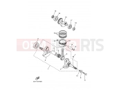 YAMAHA YFM 600 Grizzly YFM600FWA 5GTG 2001 CRANKSHAFT & PISTON