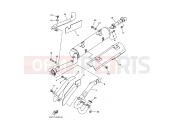 YAMAHA YFM 600 Grizzly YFM600FWA 5GTG 2001 EXHAUST