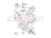 YAMAHA YFM 600 Grizzly YFM600FWA 5GTG 2001 CRANKCASE COVER 1