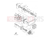 YAMAHA YFM 600 Grizzly YFM600FWA 5GTG 2001 CLUTCH