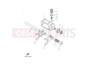 YAMAHA YFM 600 Grizzly YFM600FWA 5GTG 2001 SHIFT CAM & FORK