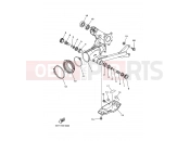 YAMAHA YFM 600 Grizzly YFM600FWA 5GTG 2001 REAR ARM