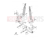 YAMAHA YFM 600 Grizzly YFM600FWA 5GTG 2001 FRONT SUSPENSION & WHEEL