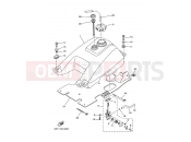 YAMAHA YFM 600 Grizzly YFM600FWA 5GTG 2001 FUEL TANK