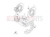 YAMAHA YFM 600 Grizzly YFM600FWA 5GTG 2001 FRONT BRAKE