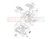 YAMAHA YFM 600 Grizzly YFM600FWA 5GTG 2001 EMBLEM & LABEL 1