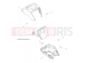 Polaris 2015 ATV SPORTSMAN 570 HD (A15SEH57AD) BODY | BODY, HEADLIGHT POD - A15SEH57AD (49ATVHEADLIGHT11SP800)