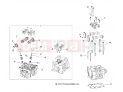 Polaris 2015 ATV SPORTSMAN 570 HD (A15SEH57AD) ENGINE | ENGINE, CYLINDER HEAD, CAMS and VALVES - A15SEH57AD (49RGRCYLINDERHD14570)