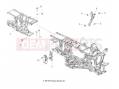 Polaris 2015 ATV FOREST 800 6X6 (A15S6A76FA) CHASSIS | CHASSIS, FRAME - A15S6A76FA (49ATVFRAME116X6)