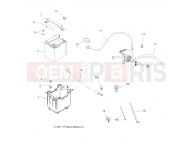 Polaris 2015 ATV FOREST 800 6X6 (A15S6A76FA) ELECTRICAL | ELECTRICAL, BATTERY - A15S6A76FA (49ATVBATTERY126X6)