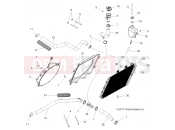 Polaris 2015 ATV FOREST 800 6X6 (A15S6A76FA) ENGINE | ENGINE, COOLING SYSTEM - A15S6A76FA (49ATVCOOL12SP6X6)