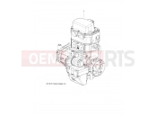 Polaris 2015 ATV FOREST 800 6X6 (A15S6A76FA) ENGINE | ENGINE, LONG BLOCK - A15S6A76FA (49ATVENGINE146X6)