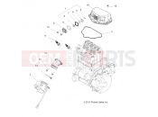 Polaris 2015 ATV FOREST 800 6X6 (A15S6A76FA) ENGINE | ENGINE, THROTTLE BODY MOUNTING - A15S6A76FA (49ATVTHROTTLEBODY12SP800)