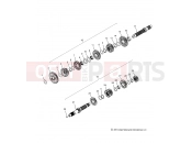 INDIAN SCOUT - N15MSA00AA/AB/AC/AE DRIVE TRAIN » DRIVE TRAIN, INPUT/OUTPUT SHAFT ASM. - (49INDIANTRANS15SCOUT)