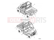 Polaris 2015 RANGER RANGER HST - R151DPD1AA/2D BODY | BODY, DECALS - R151DPD1AA/2D (700039)