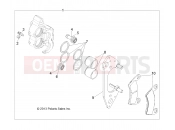 Polaris 2015 RANGER RANGER HST - R151DPD1AA/2D BRAKES | BRAKES, FRONT CALIPER - R151DPD1AA/2D (49BRUTUSCALIPER13)