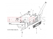 Polaris 2015 RANGER RANGER HST - R151DPD1AA/2D CHASSIS | CHASSIS, BUMPER, FRONT - R151DPD1AA/2D (49BRUTUSBUMPERFRT13D)