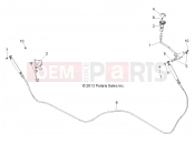 Polaris 2015 RANGER RANGER HST - R151DPD1AA/2D DRIVE TRAIN | DRIVE TRAIN, SHIFT LEVER AND CABLE - R151DPD1AA/2D (49BRUTUSLEVER13)