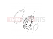 Polaris 2015 RANGER RANGER HST - R151DPD1AA/2D ENGINE | ENGINE, FLYWHEEL COVER - R151DPD1AA/2D (49BRUTUSFLYWHEEL15DSL2)