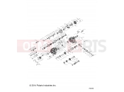 Polaris 2015 RZR RZR 900 60 INCH PS INTL - Z15VBE87FK/JK DRIVE TRAIN | DRIVE TRAIN, MAIN GEARCASE INTERNALS - Z15VBE87FK/JK (700058)