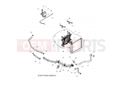 Polaris 2015 RZR RZR 900 50/55 INCH ALL OPTIONS - Z15VAA87/E87/X87 ENGINE | ENGINE, COOLING SYSTEM - Z15VA87 ALL OPTIONS (49RGRCOOL15Z90050)