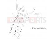 VICTORY BOARDWALK, INTL (V15RW36EE) STEERING » STEERING, HANDLEBAR MOUNTING - (49VICHANDLEBAR13R)