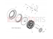 VICTORY BOARDWALK, INTL (V15RW36EE) WHEEL » WHEEL, FRONT - (49VICWHEELFRT15RW)