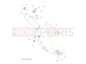 POLARIS SCRAMBLER 850 XP HO/EPS - A14GH85AD/EAI ENGINE | ENGINE, EXHAUST - A14GH85AD/EAI (49ATVEXHAUST13850SCRAM)