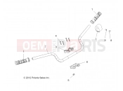 POLARIS SCRAMBLER 850 XP HO/EPS - A14GH85AD/EAI STEERING | STEERING, HANDLEBAR and CONTROLS - A14GH85AD/EAI (49ATVHANDLEBAR13850SCRAM)