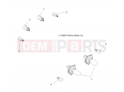 Polaris 2014 ATV SPORTSMAN TOURING 850 INTL (A14DN8EFQ) ELECTRICAL | ELECTRICAL, BULBS - A14DN8EFQ (49ATVBULBS09SPXP850I)
