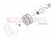 Polaris 2014 ATV SPORTSMAN TOURING 850 INTL (A14DN8EFQ) WHEELS | WHEELS, FRONT and HUB - A14DN8EFQ (49ATVWHEELFRT10SPXP850)