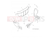 Polaris 2014 ATV SPORTSMAN ACE EURO (A14BH33FJ) BODY | BODY, SPLASH SHIELDS - A14BH33FJ (49ATVSHIELD14325)