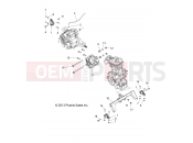 Polaris 2014 ATV SPORTSMAN ACE EURO (A14BH33FJ) ENGINE | ENGINE, ENGINE AND TRANSMISSION MOUNTING - A14BH33FJ (49ATVENGINEMTG14325)